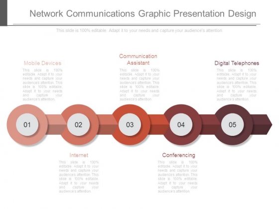 Network Communications Graphic Presentation Design Network Communications Graphic Presentation Design