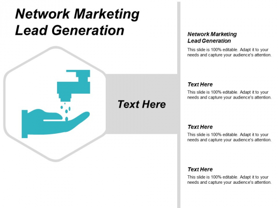 Network Marketing Lead Generation Ppt PowerPoint Presentation Styles Example Introduction Cpb