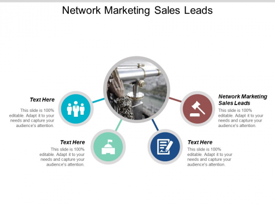 Network Marketing Sales Leads Ppt Powerpoint Presentation Layouts Sample Cpb