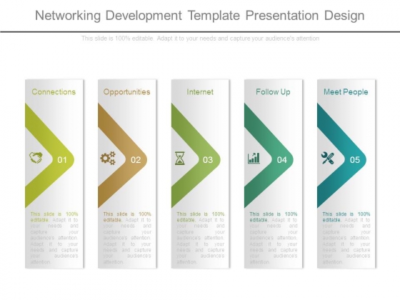 Networking Development Template Presentation Design Networking Development Template Presentation Design