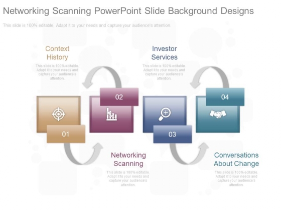 Networking Scanning Powerpoint Slides Background Designs