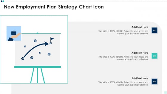 New Employment Plan Strategy Chart Icon Professional PDF