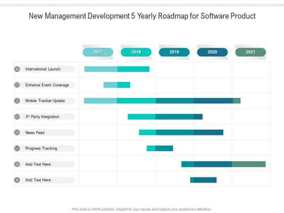 New Management Development 5 Yearly Roadmap For Software Product Sample New Management Development 5 Yearly Roadmap For Software Product Sample