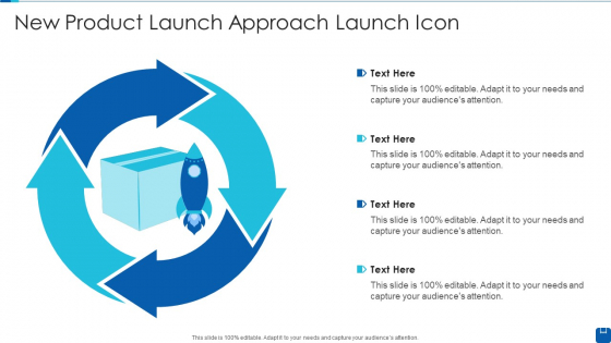 New Product Launch Approach Launch Icon Clipart PDF