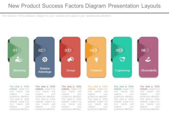 New Product Success Factors Diagram Presentation Layouts New Product Success Factors Diagram Presentation Layouts