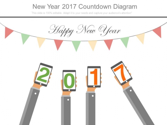 New Year 2017 Countdown Diagram