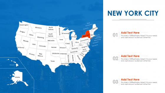 New York City Map PowerPoint Presentation Ppt Template PDF