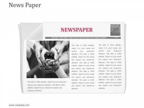 News Paper Ppt Powerpoint Presentation Model Smartart