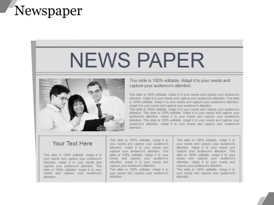 News Paper Ppt PowerPoint Presentation Show
