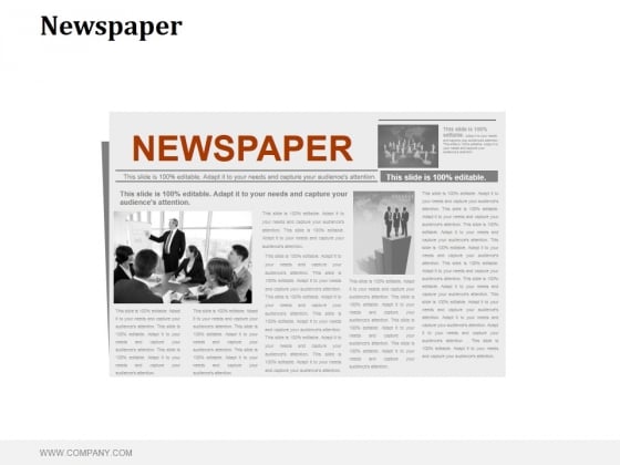 Newspaper Ppt PowerPoint Presentation Example File