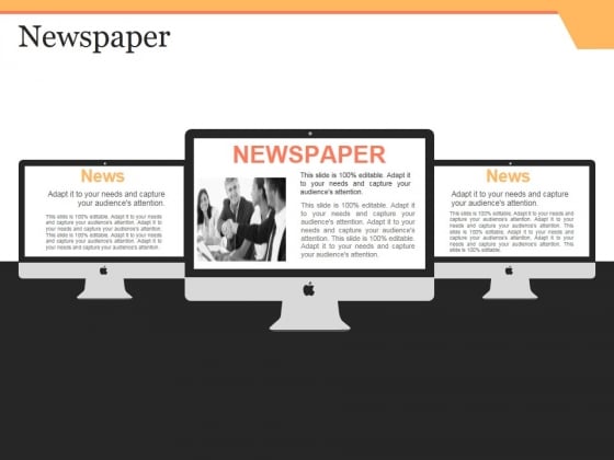 Newspaper Ppt PowerPoint Presentation Inspiration Template Slide 1
