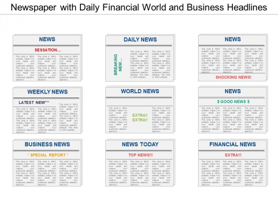 Newspaper With Daily Financial World And Business Headlines Ppt PowerPoint Presentation Professional Background Image Newspaper With Daily Financial World And Business Headlines Ppt PowerPoint Presentation Professional Background Image