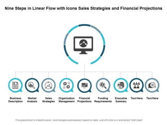 Nine Steps In Linear Flow With Icons Sales Strategies And Financial Projections Ppt Powerpoint Presentation Ideas Images Nine Steps In Linear Flow With Icons Sales Strategies And Financial Projections Ppt Powerpoint Presentation Ideas Images