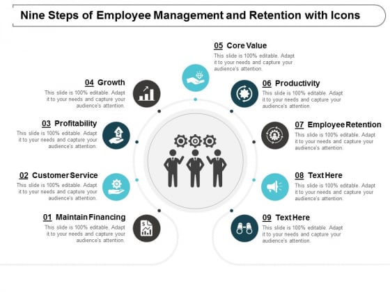 Nine Steps Of Employee Management And Retention With Icons Ppt Powerpoint Presentation Example File Nine Steps Of Employee Management And Retention With Icons Ppt Powerpoint Presentation Example File