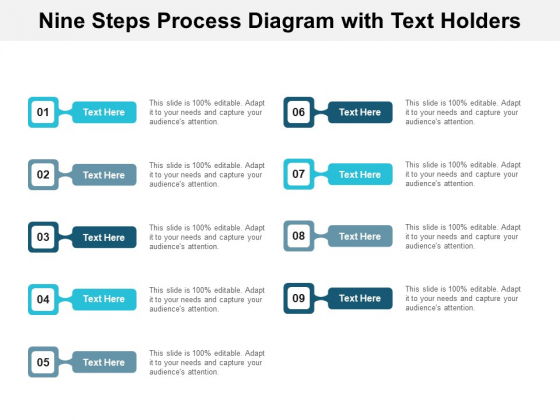 Nine Steps Process Diagram With Text Holders Ppt PowerPoint Presentation Professional Picture Nine Steps Process Diagram With Text Holders Ppt PowerPoint Presentation Professional Picture
