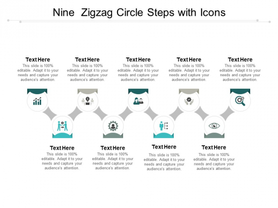 Nine Zigzag Circle Steps With Icons Ppt PowerPoint Presentation Slides Visual Aids Nine Zigzag Circle Steps With Icons Ppt PowerPoint Presentation Slides Visual Aids
