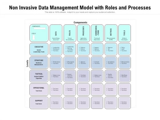 Non Invasive Data Management Model With Roles And Processes Ppt PowerPoint Presentation Gallery Slideshow PDF Non Invasive Data Management Model With Roles And Processes Ppt PowerPoint Presentation Gallery Slideshow PDF