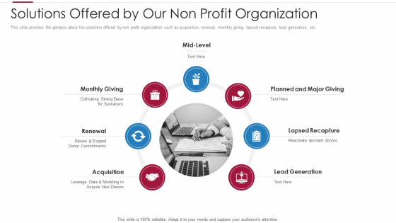 Non Profit Making Capital Raising Contributors Solutions Offered By Our Non Profit Organization Structure PDF Non Profit Making Capital Raising Contributors Solutions Offered By Our Non Profit Organization Structure PDF