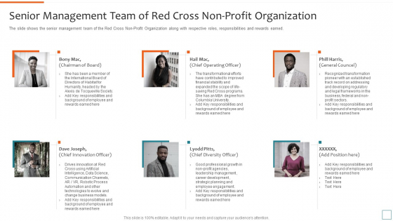 Nonprofit Strategic Planning Achieve Organization Objectives Senior Management Team Introduction PDF