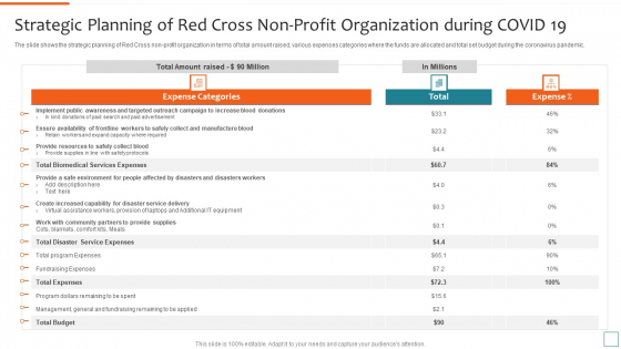 Nonprofit Strategic Planning Achieve Organization Objectives Strategic Planning Of Red Cross Information PDF