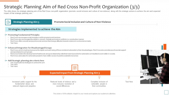 Nonprofit Strategic Planning Achieve Organization Objectives Strategic Planning Promoting Mockup PDF