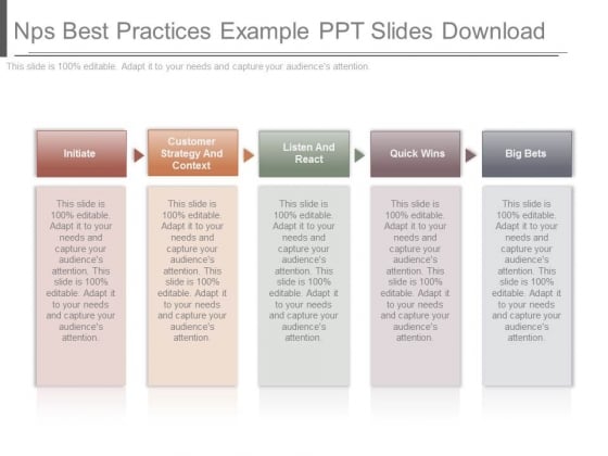 Nps Best Practices Example Ppt Slides Download