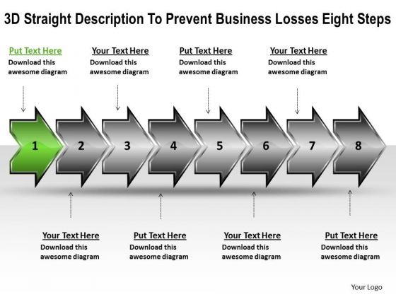 New Business PowerPoint Presentation Losses Eight Steps Create Flow Charts Slides New Business PowerPoint Presentation Losses Eight Steps Create Flow Charts Slides