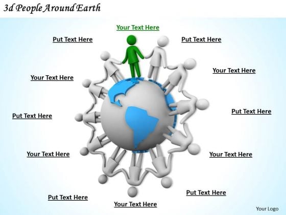 New Business Strategy 3d People Around Earth Concepts New Business Strategy 3d People Around Earth Concepts