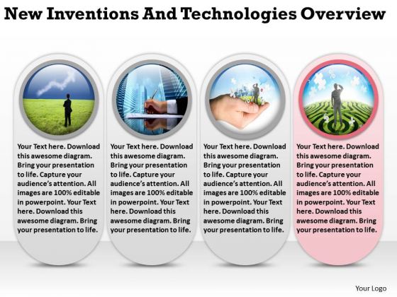 New Inventions And Technologies Overview Templates For Business Plans PowerPoint New Inventions And Technologies Overview Templates For Business Plans PowerPoint