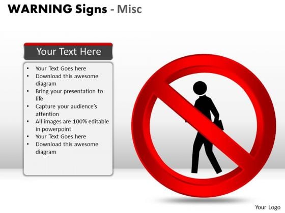 No Warning Signs PowerPoint Slides And Ppt Diagram Templates