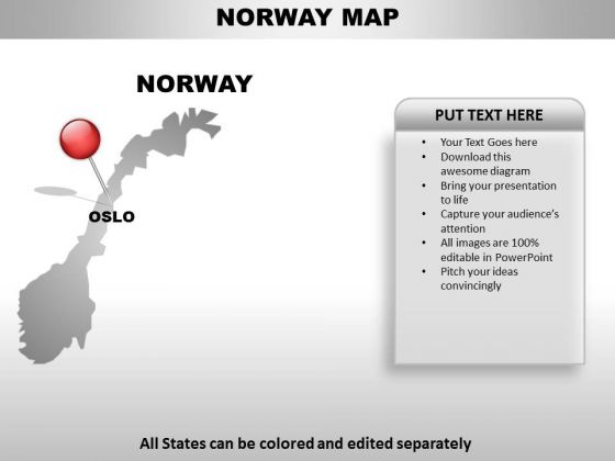Norway Country PowerPoint Maps Norway Country PowerPoint Maps