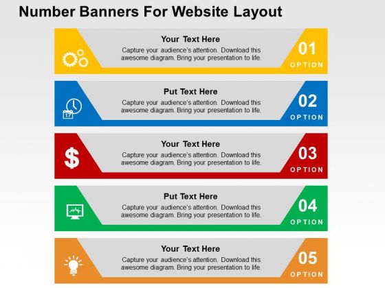 Number Banners For Website Layout PowerPoint Templates Number Banners For Website Layout PowerPoint Templates