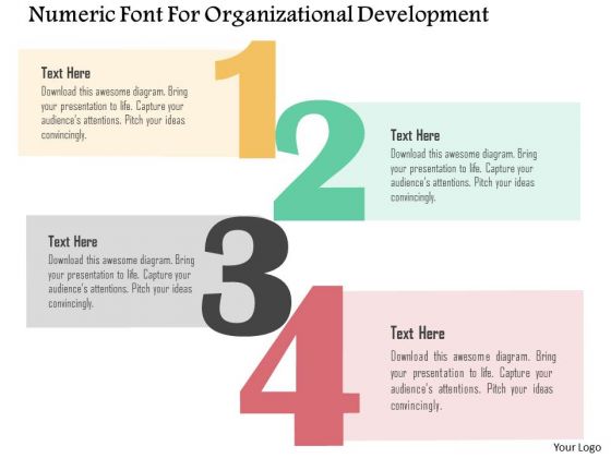 Numeric Font For Organizational Development Presentation Template Numeric Font For Organizational Development Presentation Template