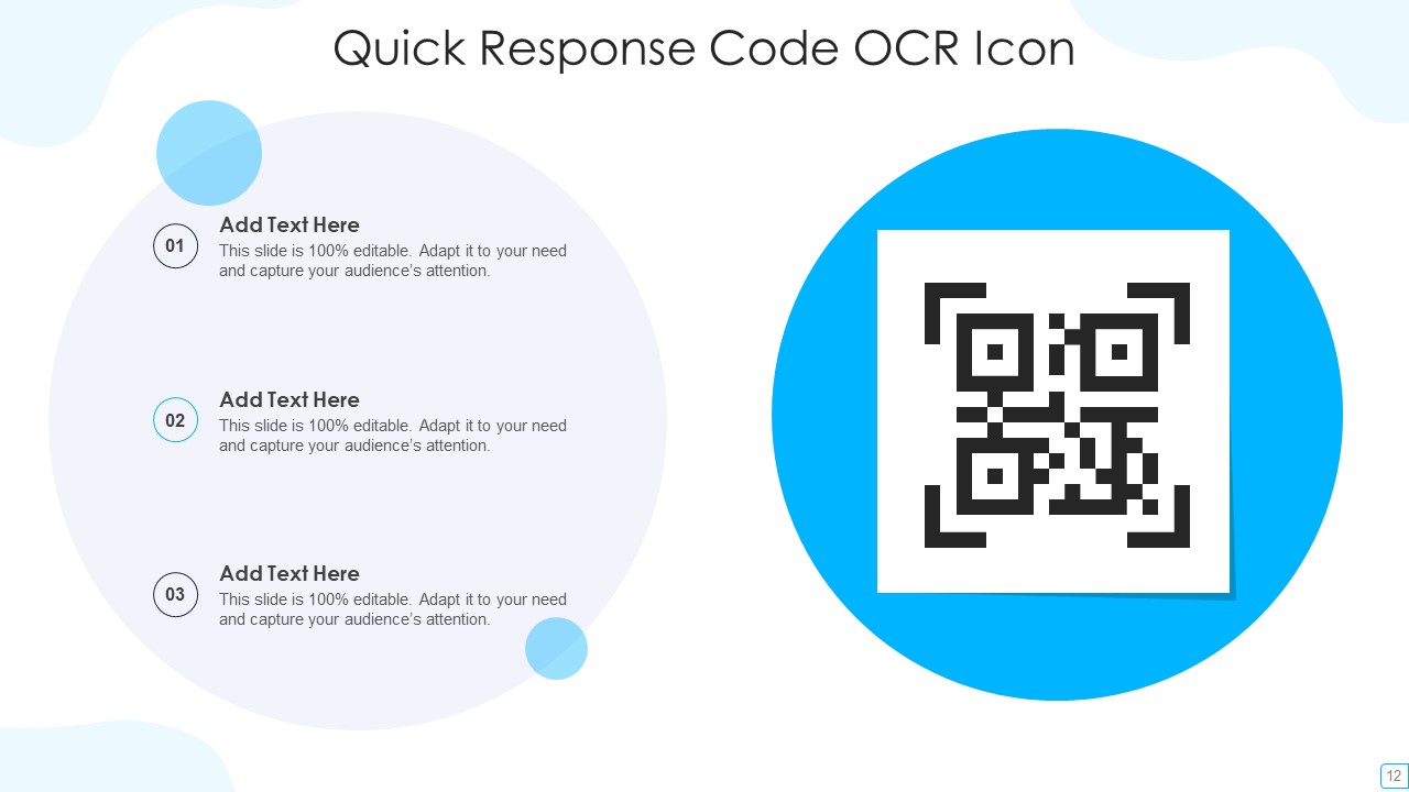 OCR Icon Ppt PowerPoint Presentation Complete With Slides images content ready