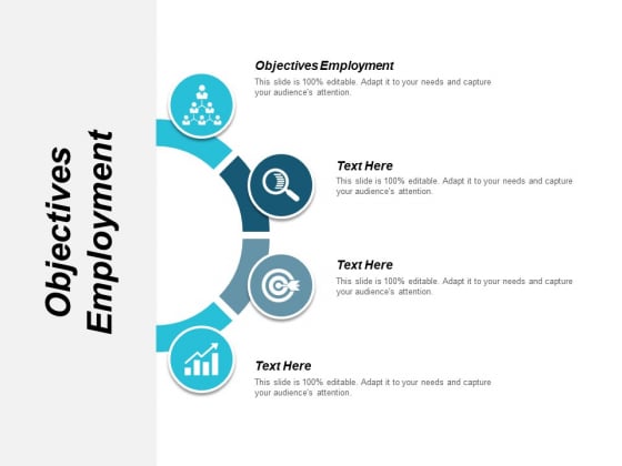 Objectives Employment Ppt PowerPoint Presentation Gallery Backgrounds