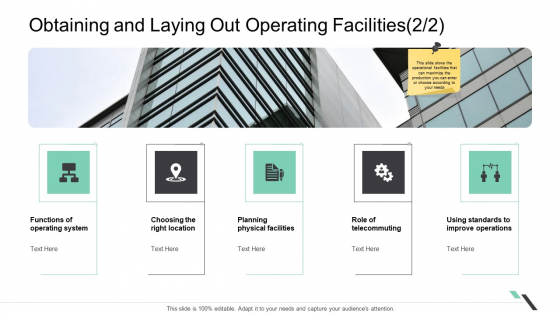 Obtaining And Laying Out Operating Facilities Planning Background PDF