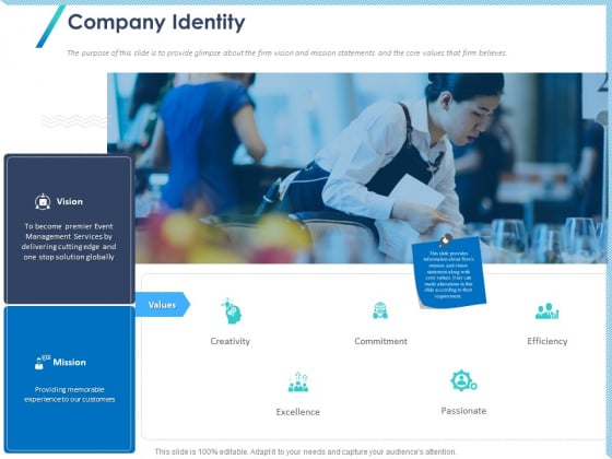 Occasion Planning Firm Overview Company Identity Ppt Slides Examples PDF Occasion Planning Firm Overview Company Identity Ppt Slides Examples PDF