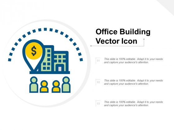Office Building Vector Icon Ppt PowerPoint Presentation Gallery Smartart
