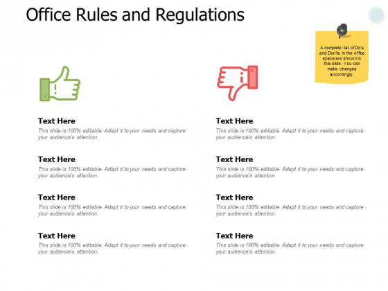Office Rules And Regulations Ppt PowerPoint Presentation Icon Samples