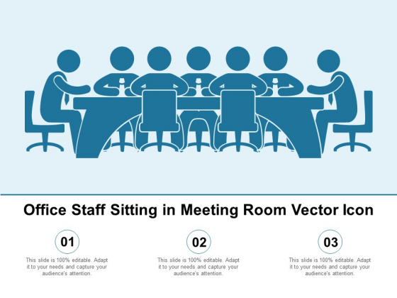 Office Staff Sitting In Meeting Room Vector Icon Ppt PowerPoint Presentation Summary Shapes
