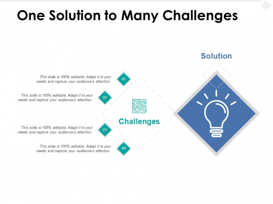 One Solution To Many Challenges Ppt PowerPoint Presentation File Design Ideas One Solution To Many Challenges Ppt PowerPoint Presentation File Design Ideas