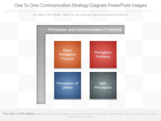 One To One Communication Strategy Diagram Powerpoint Images