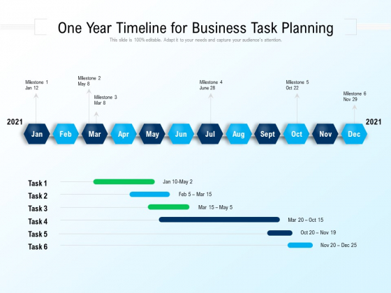 One Year Timeline For Business Task Planning Ppt PowerPoint Presentation Gallery Sample PDF One Year Timeline For Business Task Planning Ppt PowerPoint Presentation Gallery Sample PDF