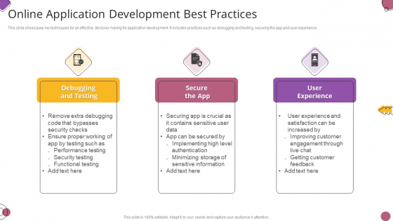 Online Application Development Best Practices Download PDF Online Application Development Best Practices Download PDF