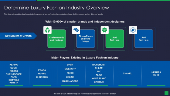 Online Fashion Extravagance Platform Venture Capitalist Financing Elevator Determine Luxury Fashion Professional PDF