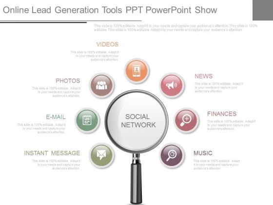 Online Lead Generation Tools Ppt Powerpoint Show
