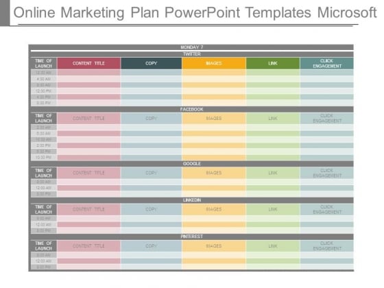 Online Marketing Plan Powerpoint Templates Microsoft Online Marketing Plan Powerpoint Templates Microsoft