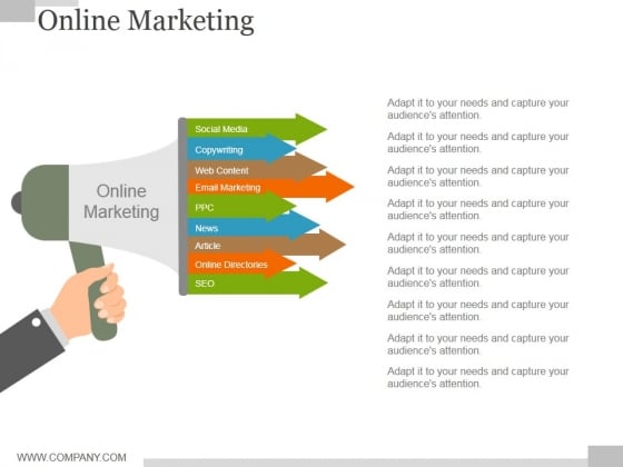 Online Marketing Ppt PowerPoint Presentation Model Graphics