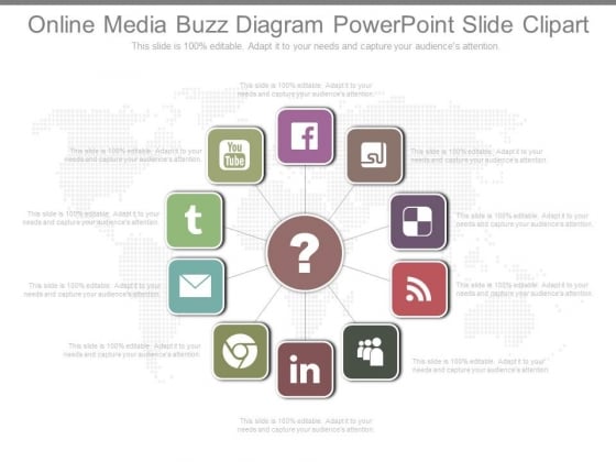 Online Media Buzz Diagram Powerpoint Slide Clipart Online Media Buzz Diagram Powerpoint Slide Clipart