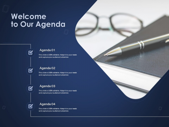 Online Promotional Marketing Frameworks Welcome To Our Agenda Ppt Ideas Elements PDF Online Promotional Marketing Frameworks Welcome To Our Agenda Ppt Ideas Elements PDF